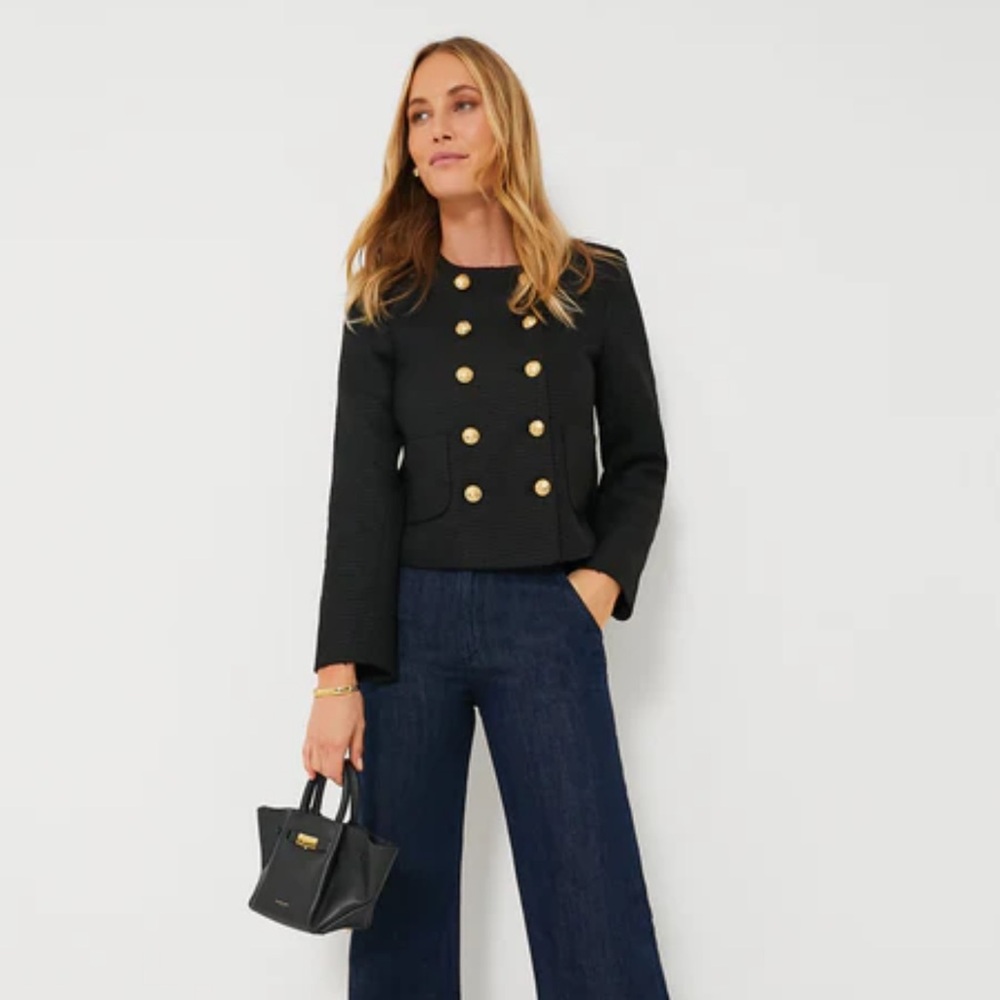 Tuckernuck Black Tweed Marais Jacket